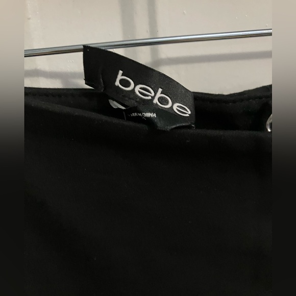 Bebe legging w/rhinestone buckle details - Picture 2 of 4